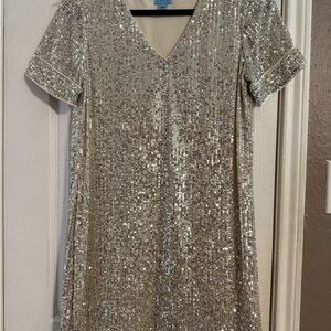 CeCe Elegant Sequin Dress